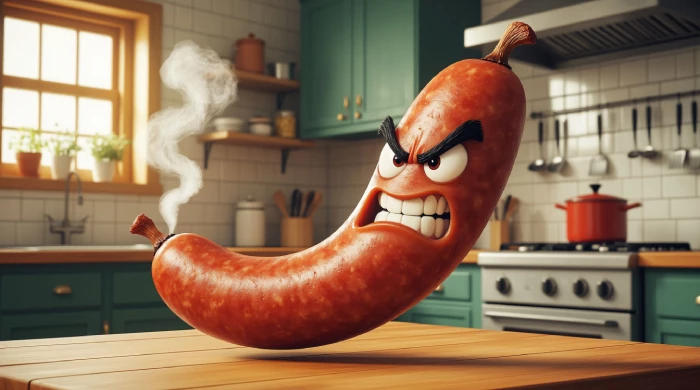 Сосиска едва не убила пенсионерку