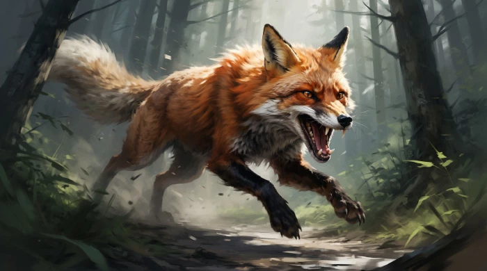 В Казахстане бешеная лиса напала на девушку среди ночи.