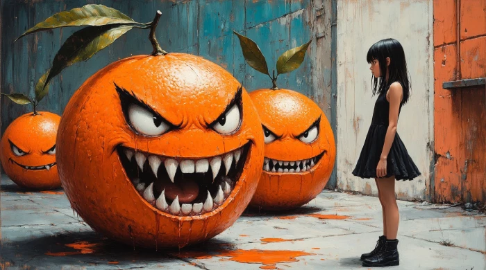 Зумерша из Москвы попыталась съесть мандарин целиком и подавилась